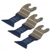 SMART Trade 44mm Bi-Metal Sawblade - 3pk £16.99 Smart Trade 44mm Bi-metal Sawblade - 3pk
Bi-metal Blade For Cutting Wood, Wood With Nails & Non Ferrous Metals. Universal Cutting Up To 42mm Deep.
Bi-metal Blades Are One Of The Most Popular